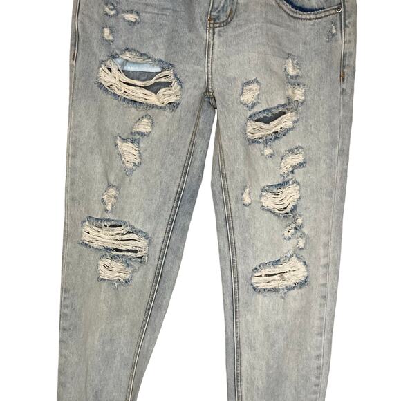 One Teaspoon Free Love Awesome Baggies Ripped Distressed Boyfriend Jeans Size 24 - Picture 6 of 16